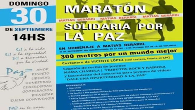 La convocatoria es para el domingo a las 14 en Vicente López..
