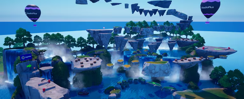 Las Cataratas del Iguazú en Fortnite. (Fortnite/StadioPlus).png