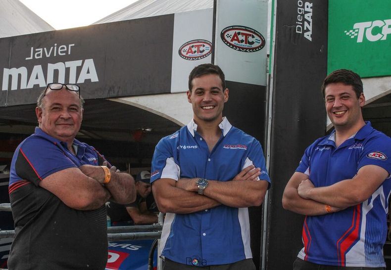 Diego Azar y el equipo familiar de Del Viso se mantienen en lo alto del TC Pista.