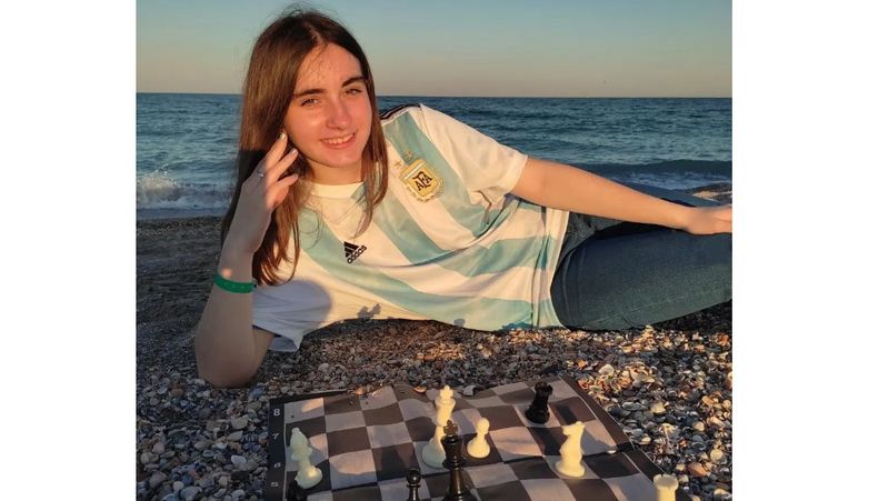 GRAN MAESTRA. Candela Belén Francisco tiene apenas 16 años.