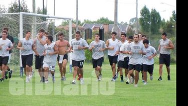 El plantel trabajó en Del Viso..