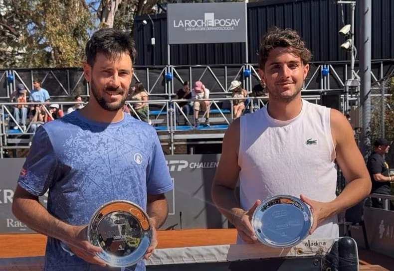 CAMPEONES. Mariano Kestelboim y Santi Taverna, ganadores en BA.