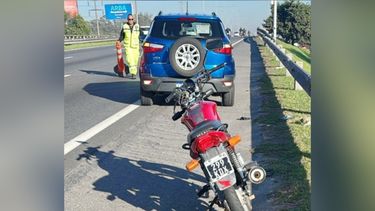 El motociclista fue trasladado al Hospital Central de Pilar. El motociclista fue trasladado al Hospital Central de Pilar.