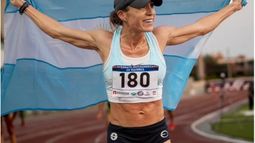 Belén Casetta llevó a lo más alto la bandera Argentina en Lima 2026. Belén Casetta llevó a lo más alto la bandera Argentina en Lima 2026.