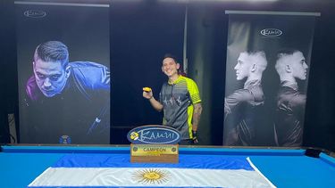 Ignacio Block con una de sus conquistas.