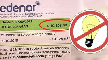 Las nuevas facturas de luz llegan con montos impagables