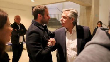 ENCUENTRO. Achával, ayer, recibió apoyo de Alberto Fernández, que anunció una visita a Pilar..