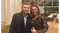CANDIDATA. Campagnoli estuvo con Macri, el sábado, en la quinta de Olivos..