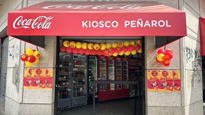 El kiosco Peñarol, primer local de Pilar en aceptar el pago en dólares.&nbsp;