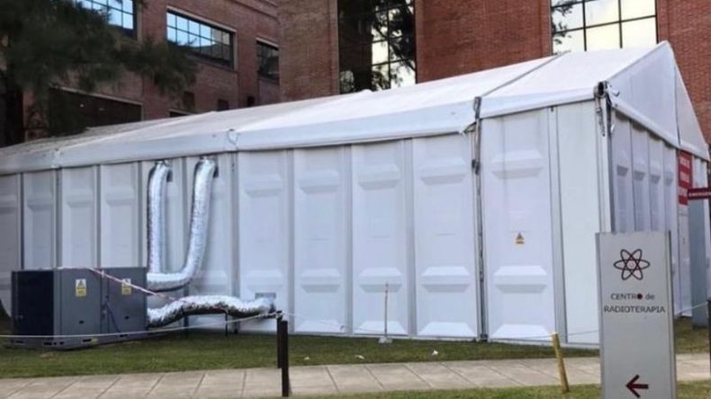 La unidad de febriles y respiratorios atenderá a pacientes sintomáticos, con sospecha de Covid. .