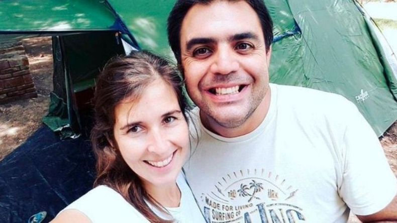 Laura Sirera y Matías Bernal. .