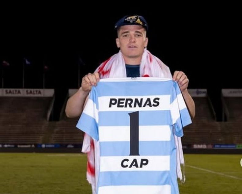 “Que te den la camiseta es una sensación única”, subrayó Santiago Pernas, el nuevo Puma de Pilar. sobre la titularidad en Los Pumas.
