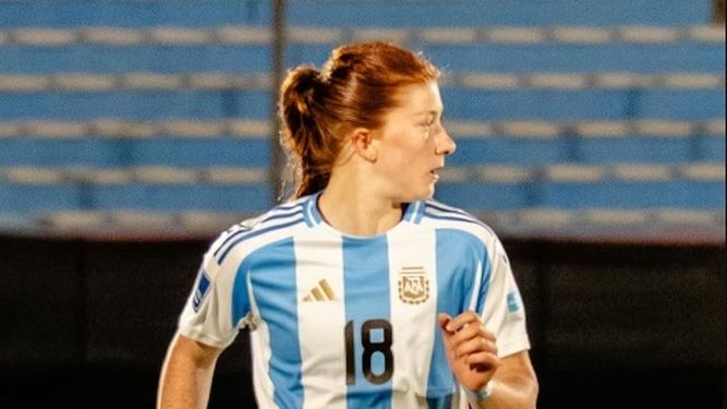 Annika Paz tuvo pocas chances en la derrota de Argentina frente a Corea del Sur.