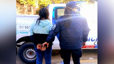 del viso: una mujer ataco con un palo a su madre y su novio