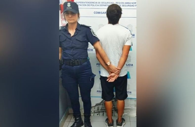 VIOLENTO. Tiene 39 años y quedó detenido en Villa Rosa.