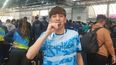 PIBE DE ORO. Dylan Lazaeta logró la medalla dorada en Natación Sub 16.
