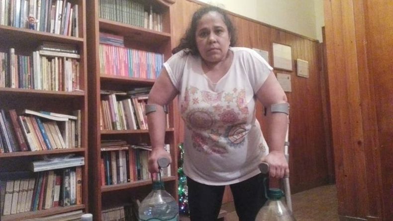 Testimonio. Natalia expresó su malestar a través de Facebook. La publicación ya fue compartida más de 150 veces. .