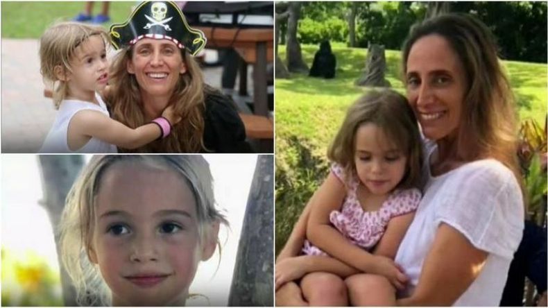 Stella junto a su mamá, que continúa desaparecida..