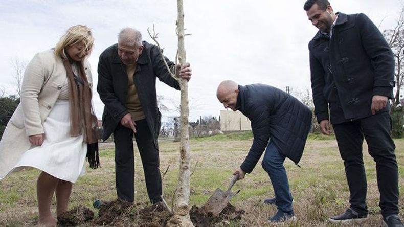 CIUDAD DE LOS PÁJAROS. Ducoté y vecinos plantaron dos ejemplares y alcanzaron los 110..