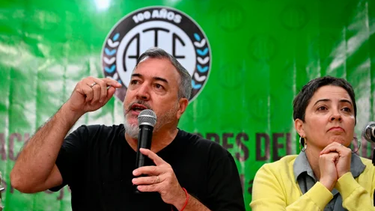 PARO. El secretario general de ATE, Rodolfo Aguiar, confirmó la medida de fuerza. PARO. El secretario general de ATE, Rodolfo Aguiar, confirmó la medida de fuerza.