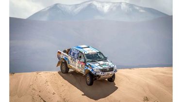 DUNAS. Naivirt ya está en Oruro esperando hoy superar la prueba más difícil hacia La Paz..