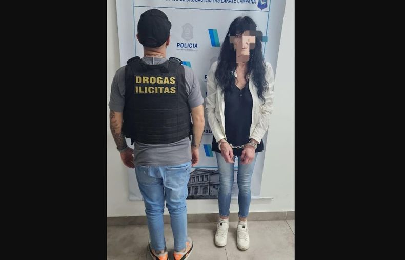 La hippie fue detenida en el barrio San Miguel de Ingeniero Maschwitz.