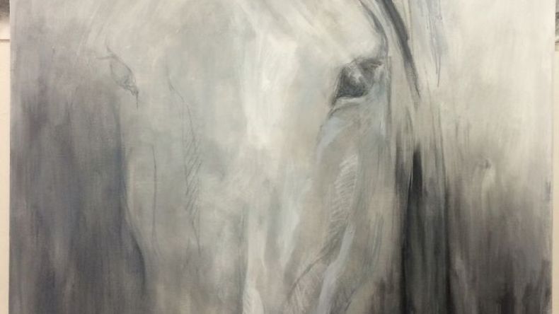 El caballo, eje de la obra de Celsa Burgueño..