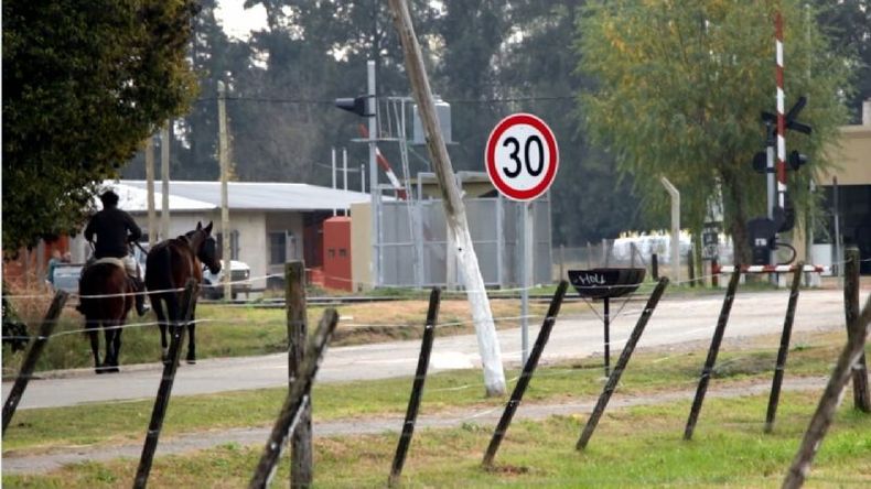 PAISAJE DE MANZANARES. La localidad no pierde su aire gauchesco..