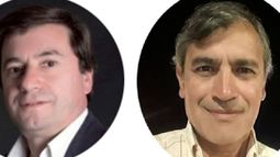 Alberto Allindo y Daniel Castro, historiadores de Pilar.