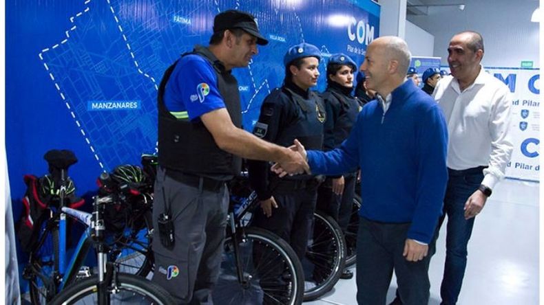 SEGURIDAD. Los lectores de patentes se suman a las bicicletas para los agentes..