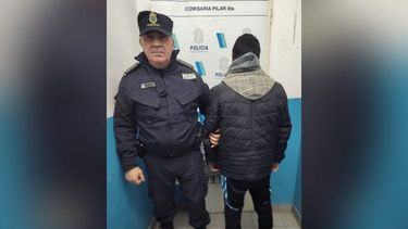 AGRESOR. Tiene 30 años y fue detenido en la casa de Villa Rosa, donde ocurrió el hecho.