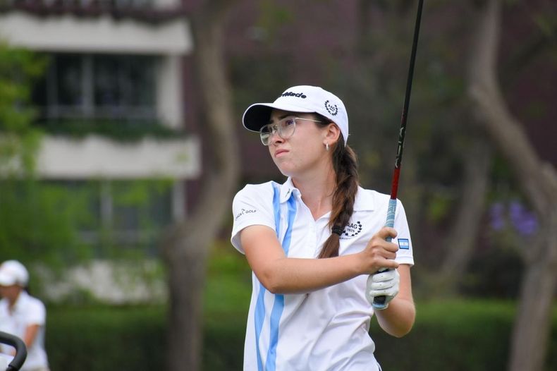 La argentina Milagros Giordani tuvo una muy buena primera vuelta en Pilar Golf.