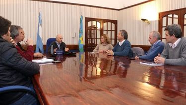 El encuentro se realizó hoy en el Municipio..