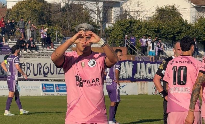 CORAZÓN. Iván Smith marcó el gol del empate para Real en Campana.