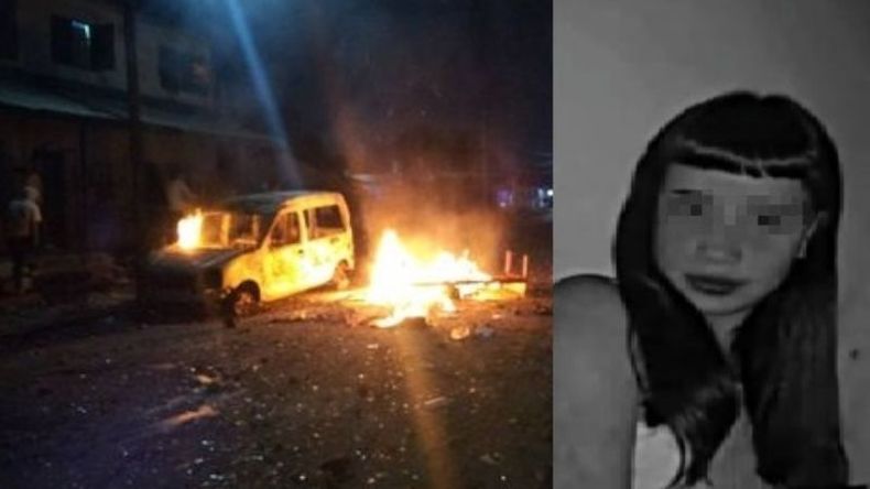 Los vecinos incendiaron casa y auto de uno de los hombres que habrían abusado de la menor..