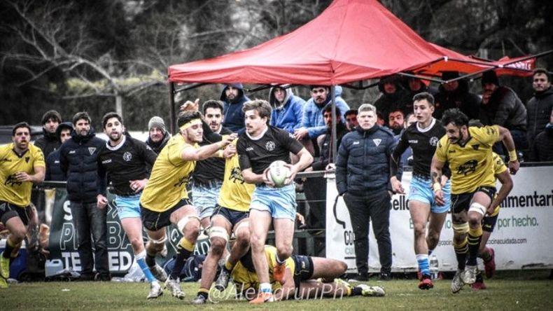 EN CAAMAÑO. San Patricio le manejó el juego a La Plata..