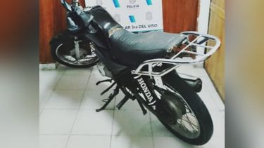 La moto había sido robada en febrero pasado.&nbsp;