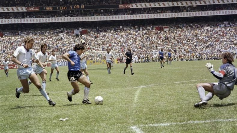 EL GOL INMORTAL. El futuro polideportivo homenajeará a Diego. .