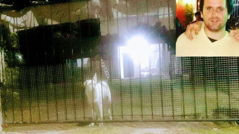 Onnainty fue hallado del lado externo de la casa. En el interior estaba su pareja, ya fallecida..