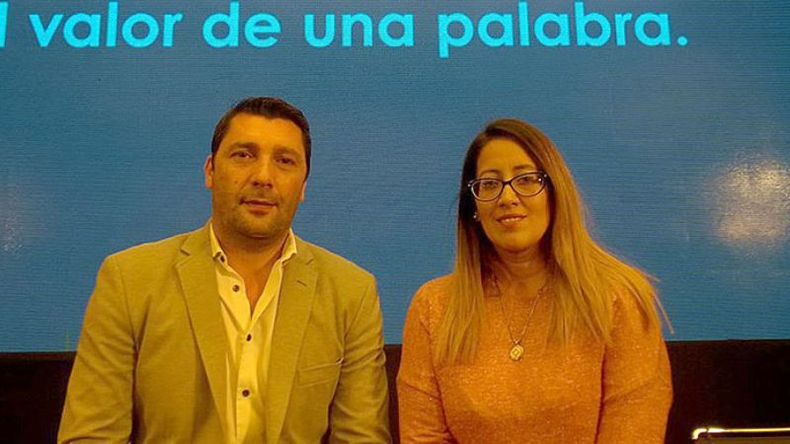 EN CARRERA. Rasmussen y Domínguez, la única lista que sigue en pie..