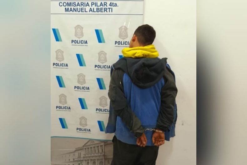 AGRESIVO. El detenido tiene 21 años y es de Gran Bourg.