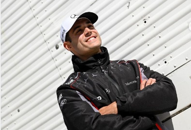 Diego Azar y su felicidad por ser piloto oficial de Mercedes Benz en el Maquin Parts Racing.