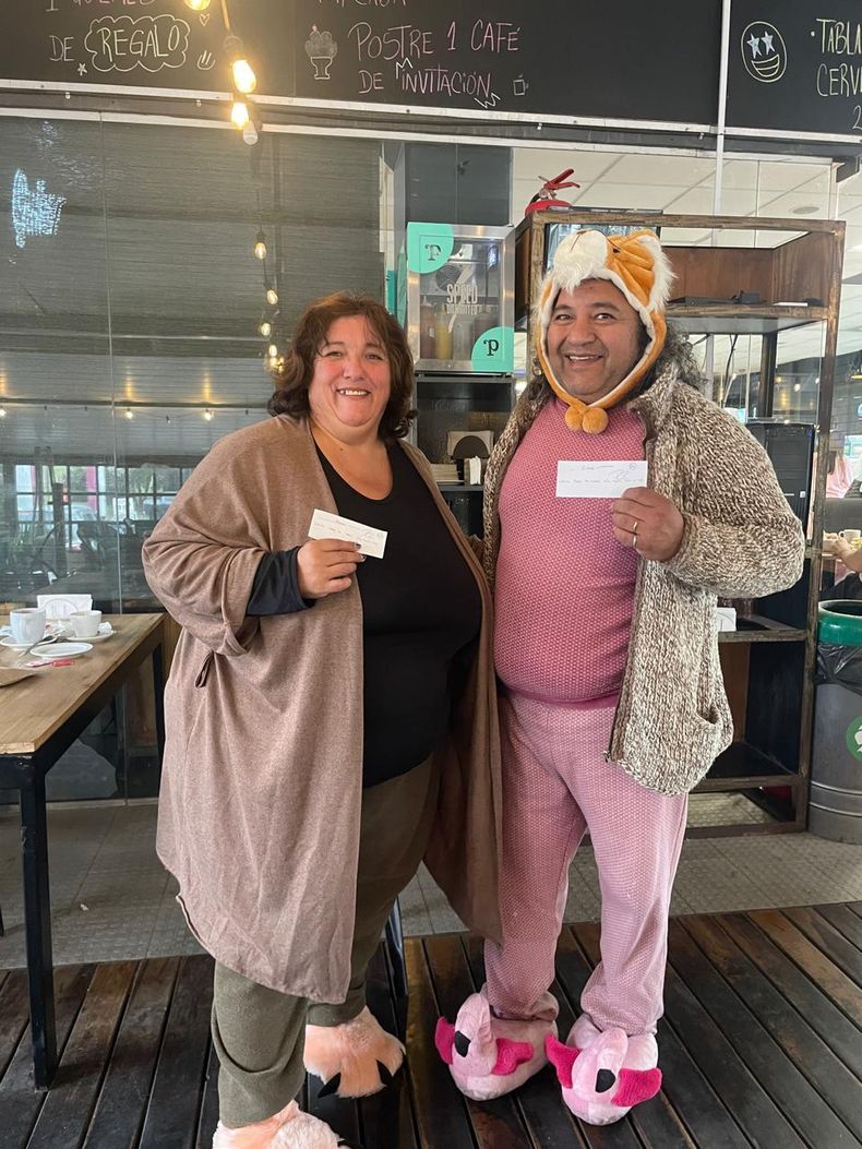 El restaurante Perci convocó a sus clientes a desayunar en pijama.&nbsp;