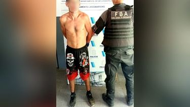 DETENIDO. Tiene 31 años y cayó poco después del robo.