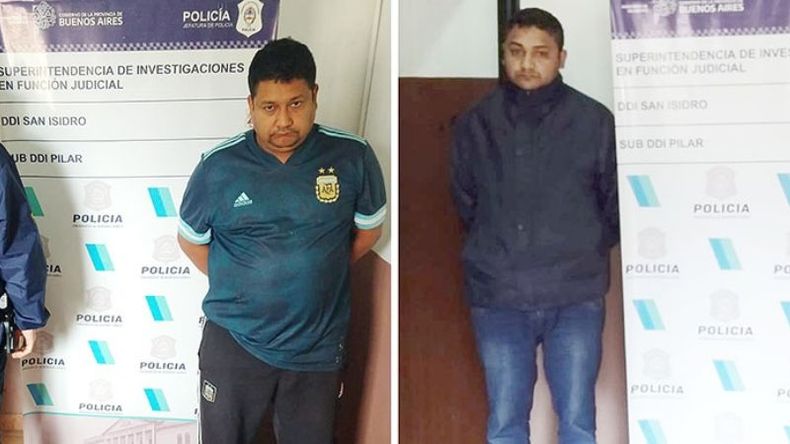 DETENIDOS. Fueron aprehendidos tras dos allanamientos..