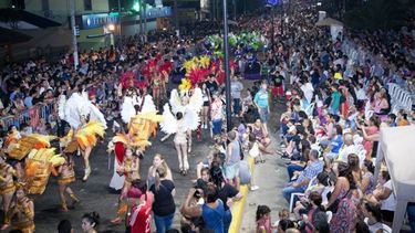 POPULAR. El cierre multitudinario, en la Avenida Tratado del Pilar..