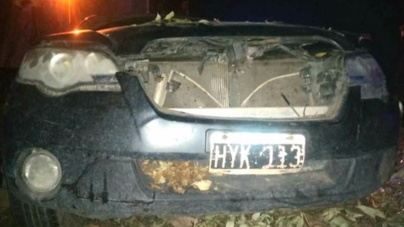 SUBARU. El vehículo que conducía la víctima, vecino de Pilar. .