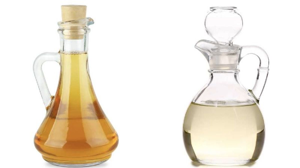 ¿Cuál es la diferencia entre el vinagre de manzana y el vinagre blanco?
