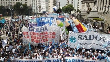 MOVILIZACIÓN. Mañana habrá marcha al Congreso..
