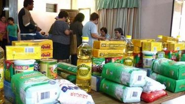 BOLSÓN. El dinero compensará la ayuda alimentaria que los jubilados dejaron de recibir. .